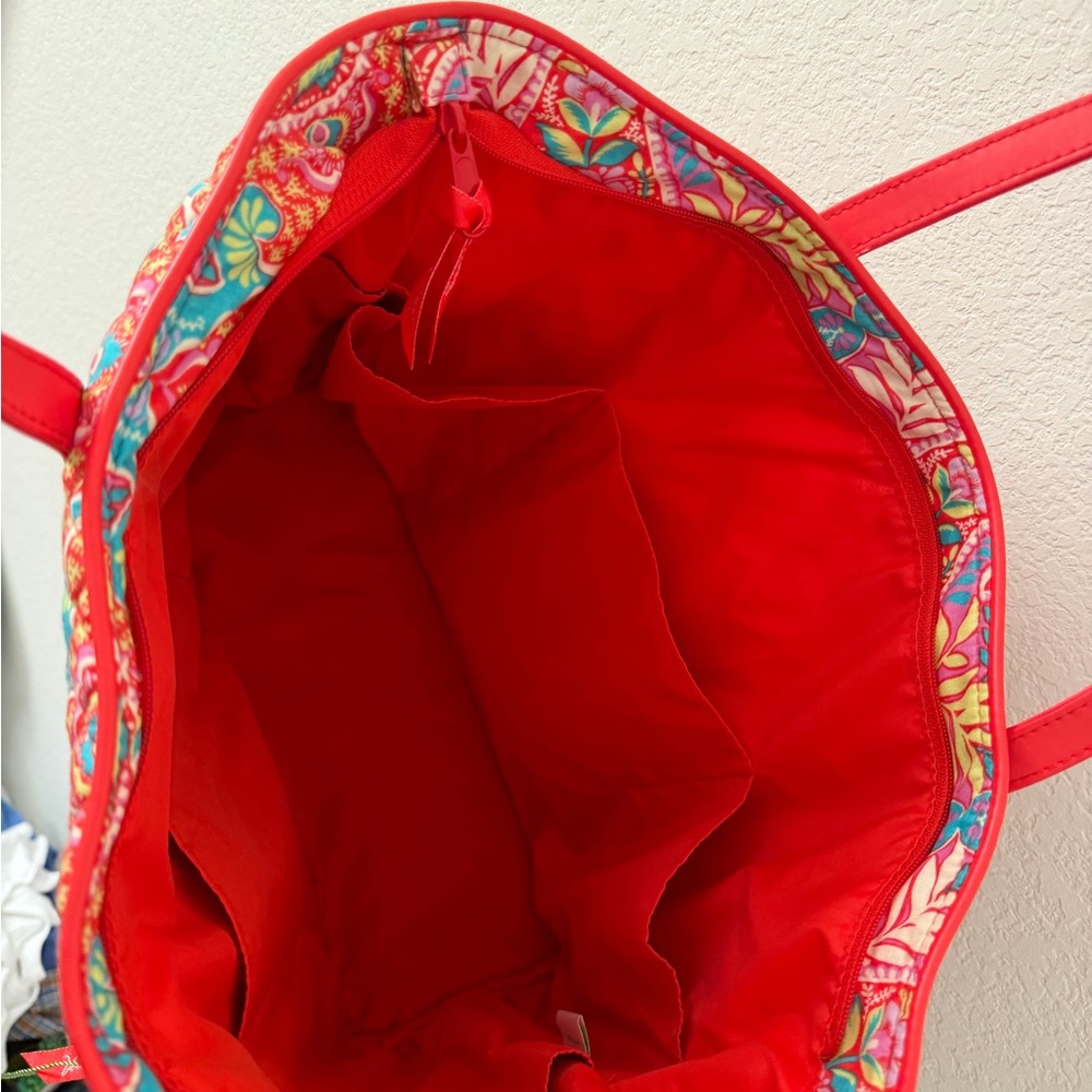 Vera Bradley Vibrant Paisley Tote - Picture 3 of 5